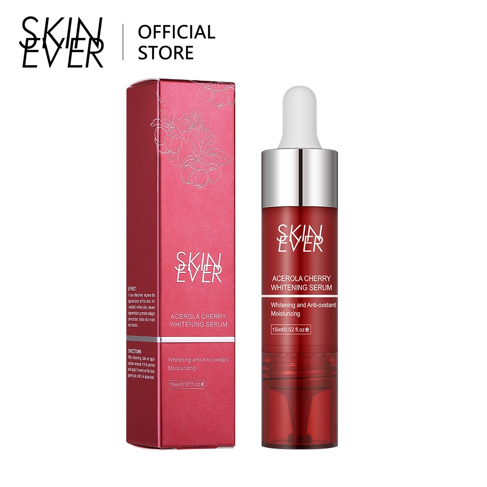 Serum Làm Trắng Ba Lần SKIN EVER Chiết Xuất Sơ Ri Làm Trắng Da 15ml