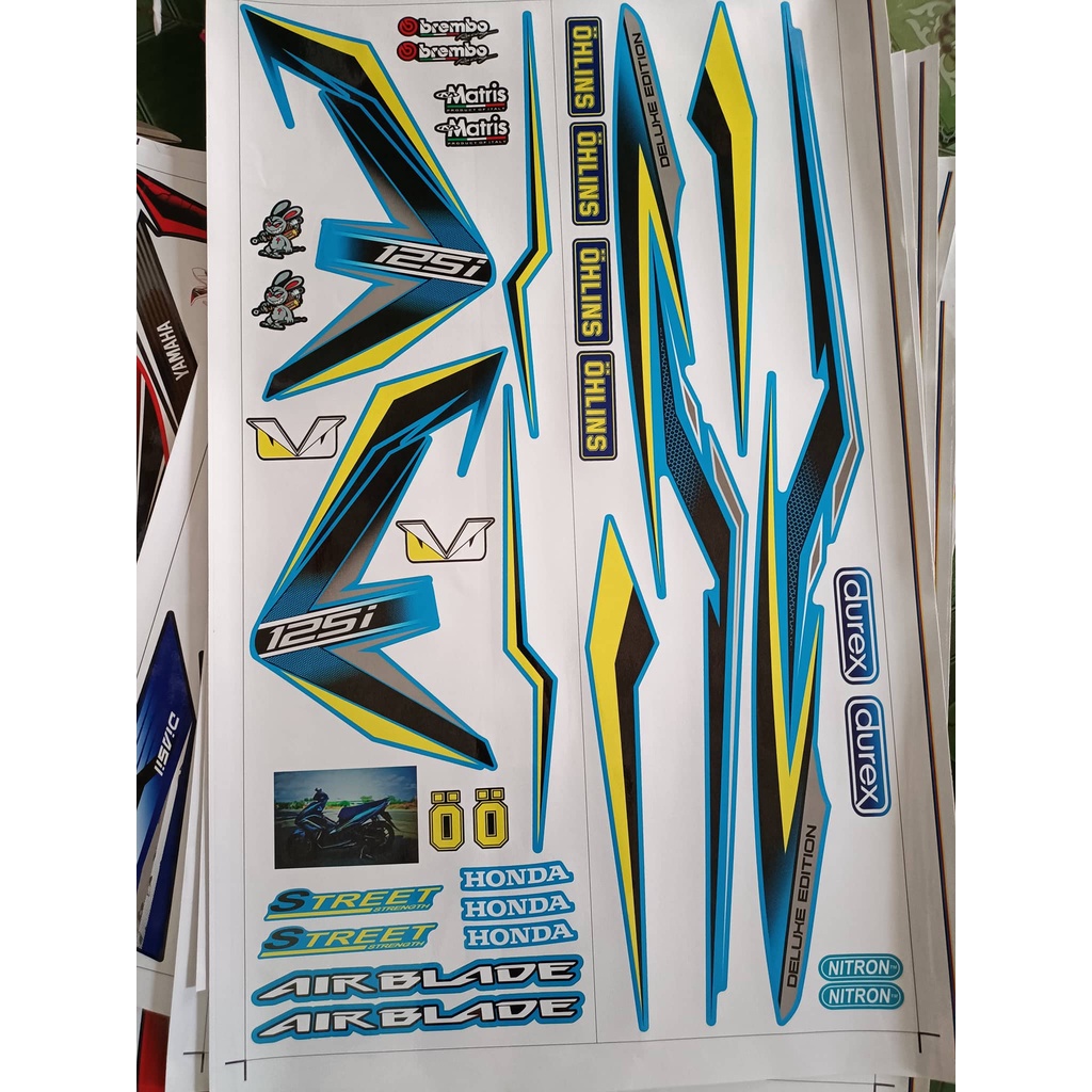 Tem rời AB 2015 vàng xanh