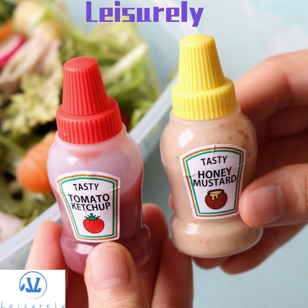 Bộ 2 Lọ Đựng Sốt Cà Chua/Mật Ong Dạng Bóp Dung Tích 25ML Tiện Dụng Mang Theo Dã Ngoại