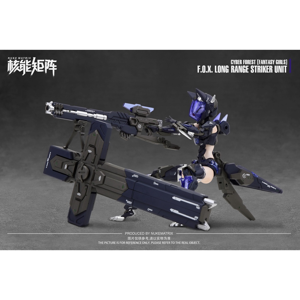 Mô hình lắp ráp Fantasy girl CF01 Pretty Armor Vivienne Hayha FOX Long Range Striker Nukematrix PA