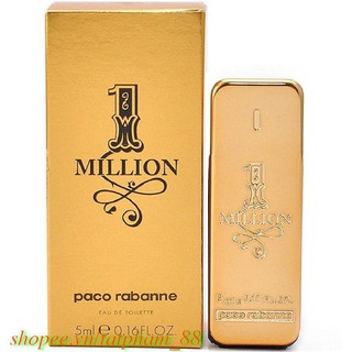 Nước Hoa Nam 5ml Paco Rabanne One Million Chính Hãng TAT Cung Cấp & Bảo Trợ.