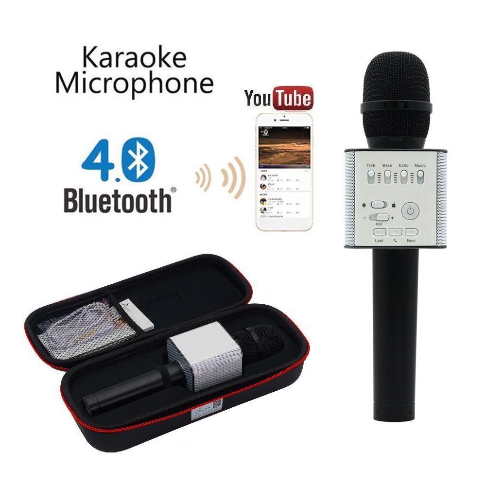 Q9 Portable Handheld Bluetooth Karaoke KTV Microphone