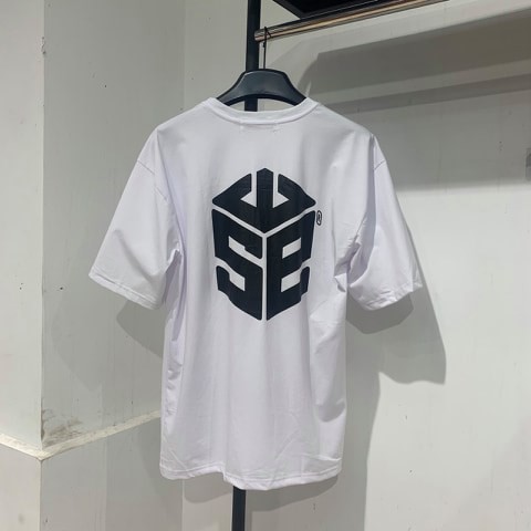 Áo thun SWE LOGO ĐEN TRẮNG basic form rộng tay lỡ unisex nam nữ cặp đôi đẹp ulzzang Hàn Quốc 2020