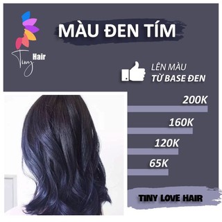 Thuốc nhuộm tóc màu ĐEN TÍM
