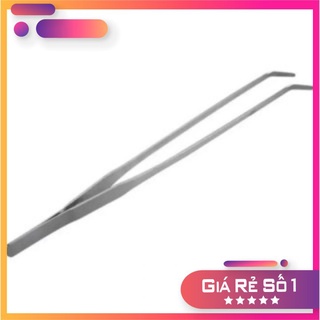 Nhíp Inox Mũi Cong trồng cây thủy sinh dài 27cm