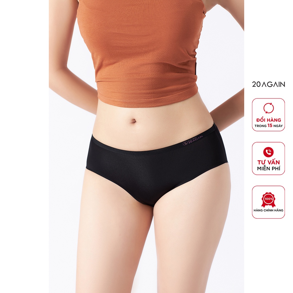 Quần lót nữ kháng khuẩn không đường may 20AGAIN, chất thun cao cấp, sexy QUA0017