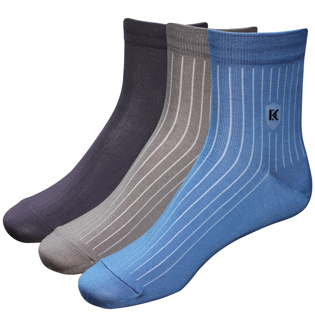 Combo 3 đôi vớ nam Cotton công sở DonaKein