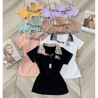 Áo thun nữ có cổ ôm body