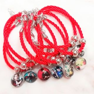 Vòng tay 2 cái = 21 k [ dây đỏ hình jack ]