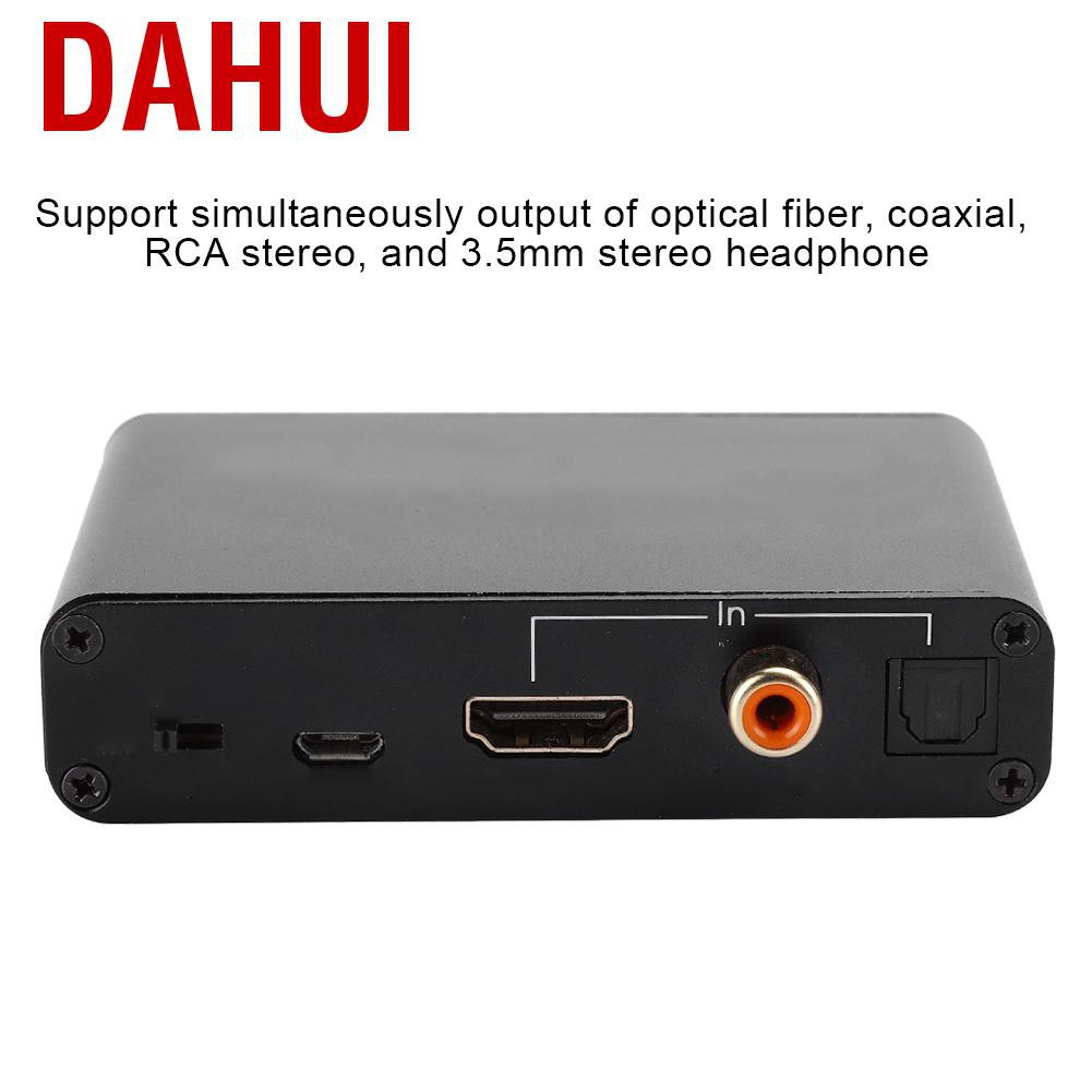 Bộ Chuyển Đổi Âm Thanh 5.1 Kênh Hdmi Dac Di Động Cho Rạp Chiếu Phim