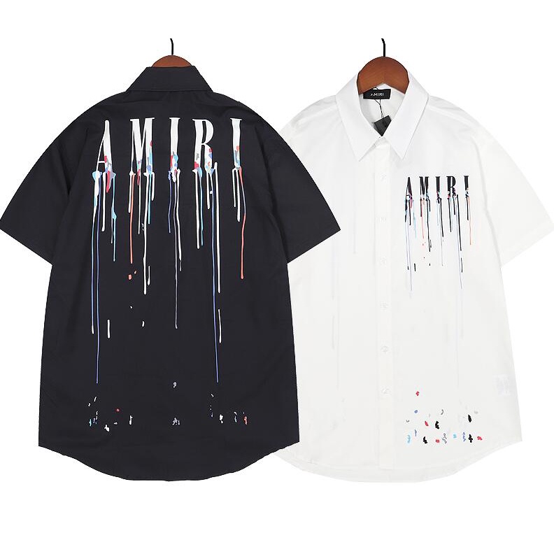 Áo Sơ Mi Tay Ngắn Chất Liệu Cotton In Họa Tiết Thời Trang Cho Nam Nữ