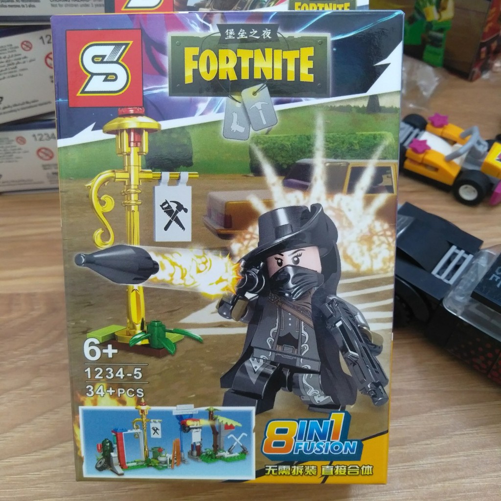 Lego trẻ em lego nhí cho bé FORTNITE 1234 bộ 8 nhân vật cực ngầu