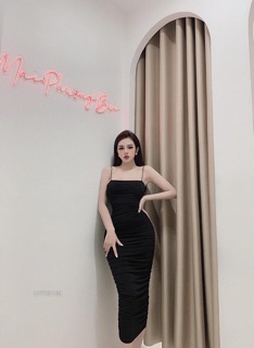 💥 ĐẦM BODY HAI DÂY NHÚN THÂN [Ảnh Thật]