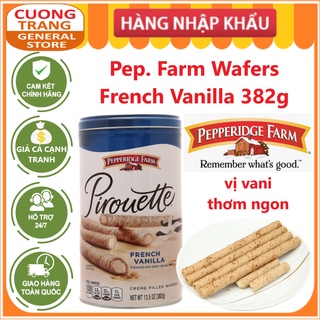 Hộp bánh pep farm wafers french vanilla pepperidge farm 382g