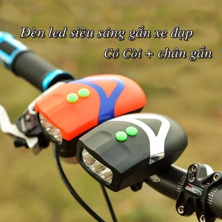 Đèn Pin Gắn Xe Đạp Có Còi
