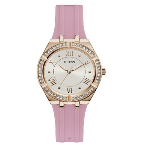 Đồng Hồ Nữ Guess GW0034L3 - Đính Viền Pha Lê - Dây Silicon - 36mm