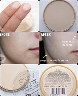 Phấn phủ Rimmel Stay Matte Pressed Powder