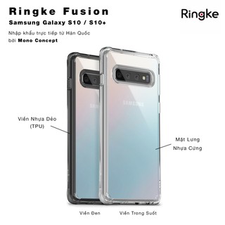 Ốp Lưng Samsung S10 -  Ringke Fusion