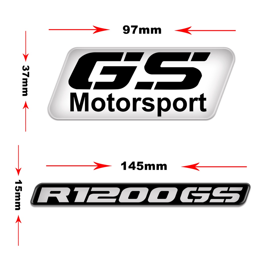Hình dán tem GS Motorsport cho Đề can xe máy Biểu trưng BMW R1200GS
