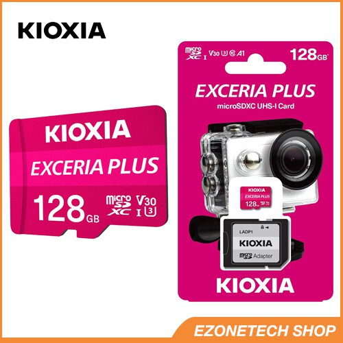 Thẻ Nhớ MicroSD Kioxia Plus 4K Video Tốc Độ 100MB/s Chính Hãng