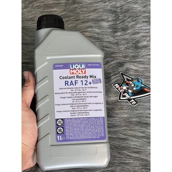 Nước làm mát Liqui Moly loại pha sẵn RAF12+( 1L) sử dụng mọi loại xe có két nước