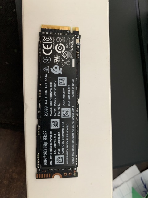 SSD NVME 2280 Itel 760p 256GB - BH 5 năm | BigBuy360 - bigbuy360.vn