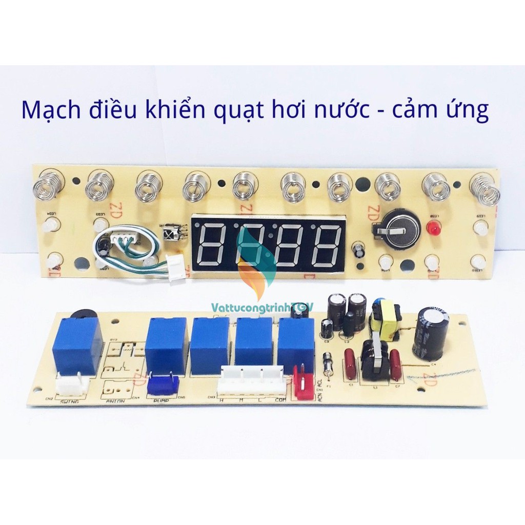 [Mã ELMS5 giảm 7% đơn 300K] Bộ mạch đa năng điều khiển cảm ứng + từ xa dùng cho quạt điều hòa hơi nước