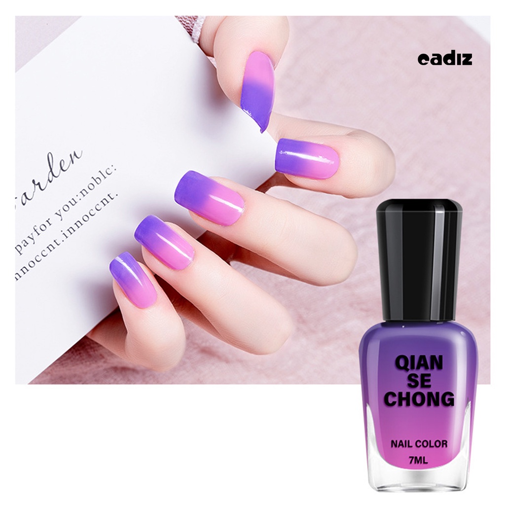 Sơn Móng Tay Màu Gradient Nhanh Khô Không Dễ Tẩy Màu 7ml Dành Cho Nữ