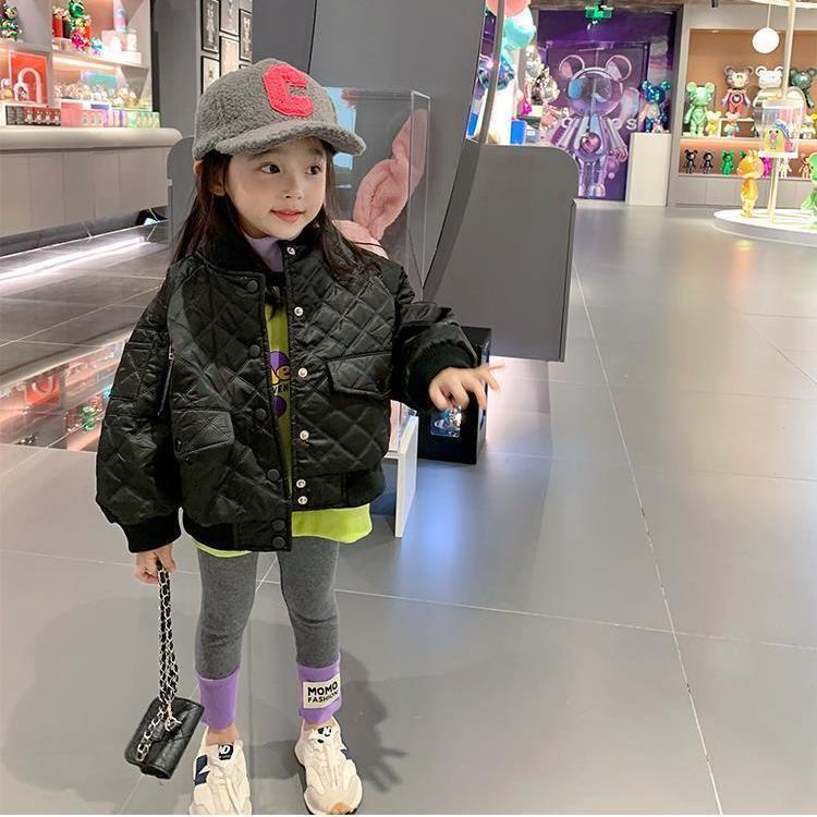 ❤Áo Khoác Bóng Chày Thời Trang Thu Đông Hàn Quốc 2021 Cho Bé Gái