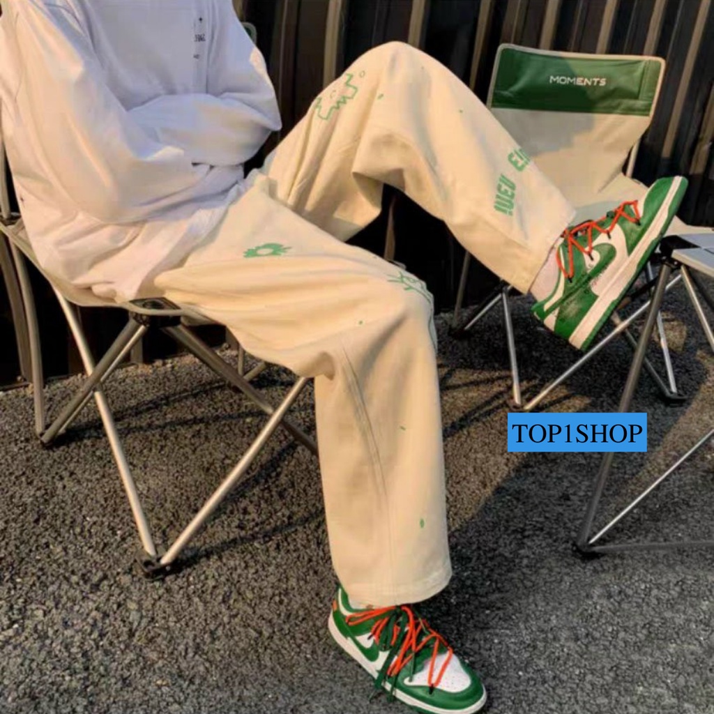 [FORM ĐẸP] QUẦN DÀI NỈ TRƠN SWEATPANTS UNISEX FORM RỘNG TOP1SHOP