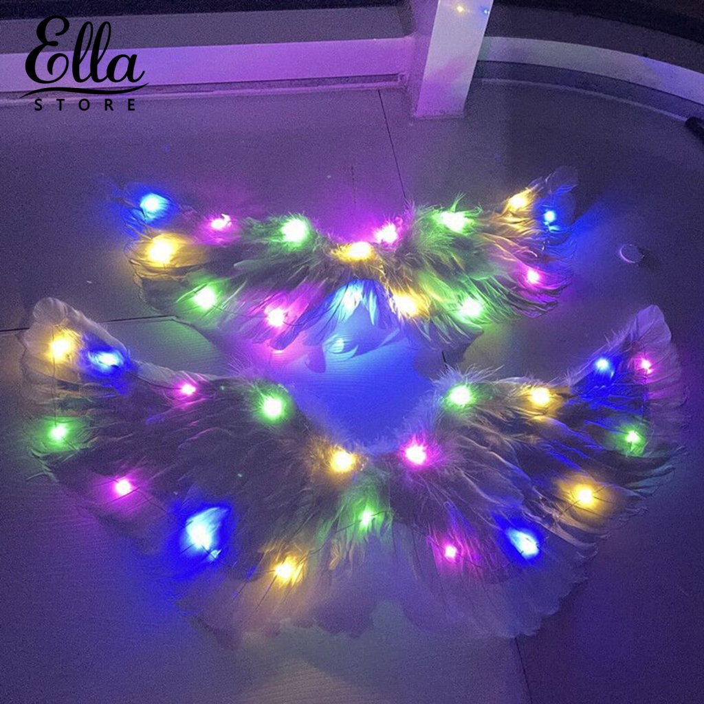 Đôi Cánh Thiên Thần Có Đèn LED Màu Sắc Tươi Sáng 123
