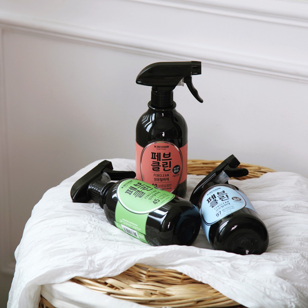 Nước hoa xịt thơm quần áo W.Dressroom Febclean  No.45 No.49 No.97 500ml