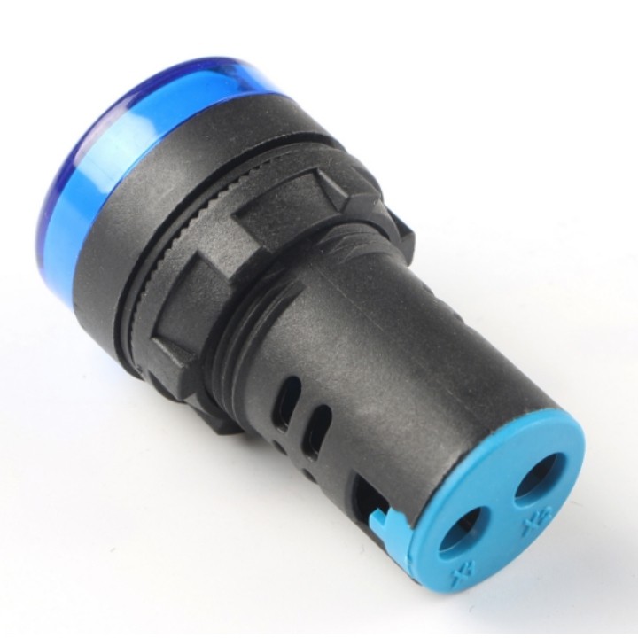 Đèn led báo pha phi 22mm  AD136-22DS điện áp 24vdc và 220vac màu sắc đỏ, vàng, xanh lá, xanh dương, trắng | BigBuy360 - bigbuy360.vn