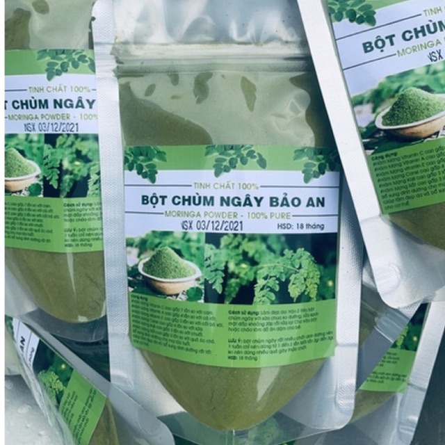 Bột chùm ngây sấy lạnh nguyên chất rất tốt cho sức khỏe