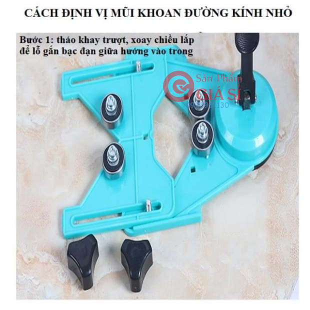 Bộ cữ xác định khoan lỗ gạch ốp và kính ❤️freeship❤️