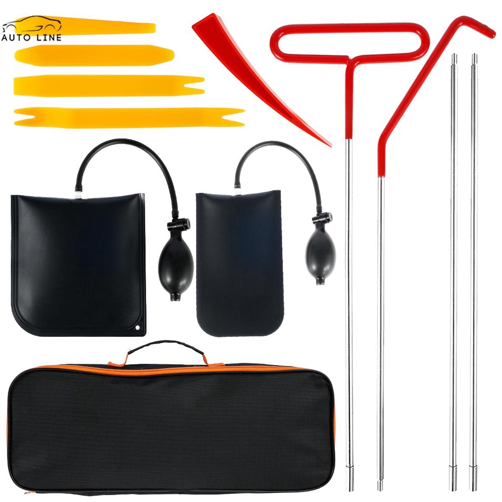 Bộ 12 Dụng Cụ Sửa Chữa Xe Hơi Khẩn Cấp Với Bơm Hơi Không Làm Hư Hại SHOPCYC8830