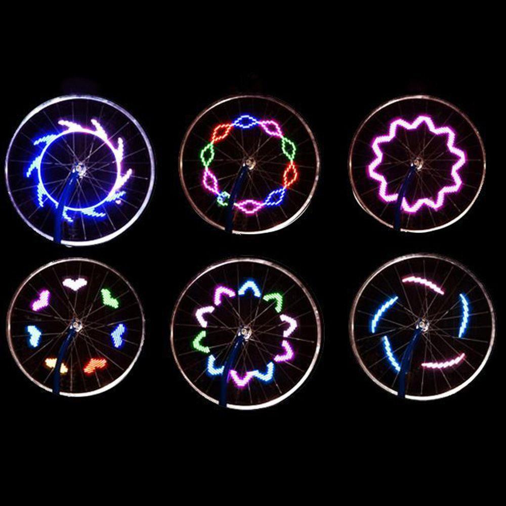 Đèn LED 14 Bóng 30 Bóng Thay Đổi Màu Sắc Gắn Căm Xe Mô Tô