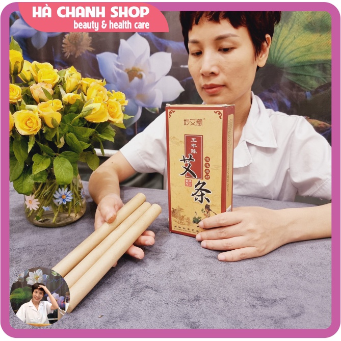 Điếu Ngải Cứu Hơ Ngải Dài 20cm Từ Lá Ngải Cứu Lâu Năm Gói 10 Điếu Chăm Sóc Sức Khỏe Công Cụ Làm Đẹp Spa Thẩm Mỹ Viện