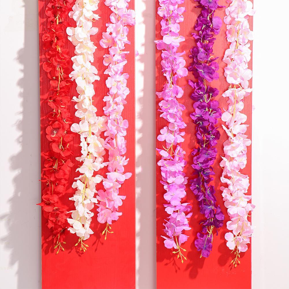 Vòng Hoa Cẩm Tú Cầu Giả 120cm Trang Trí Tiệc