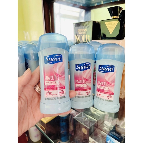 Lăn Nách dạng sáp,Lăn khử mùi nữ Suave tuýp lớn 74gr, Hàng Mỹ có bill USA