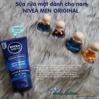 Sữa rửa mặt nam Nivea 150ml của Mỹ