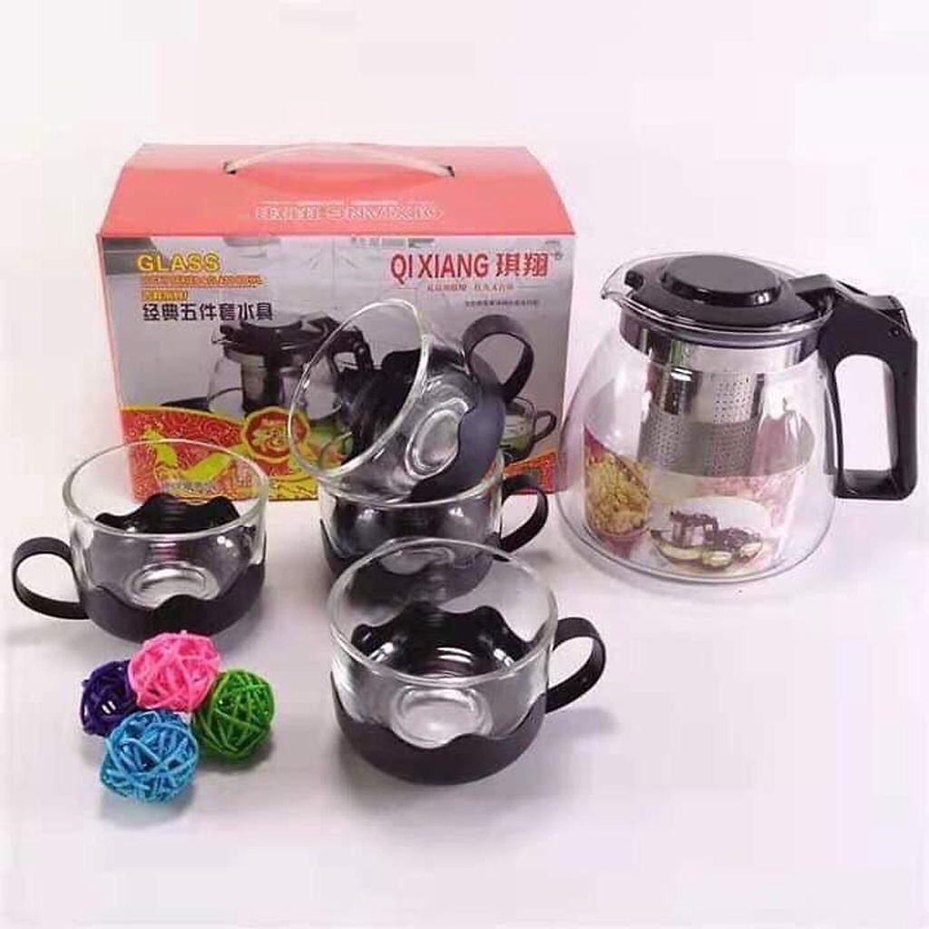 Bộ ấm trà thuỷ tinh