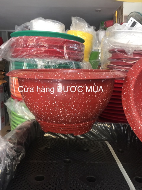 Combo 2 chậu truyền thống giả đá đk38cm