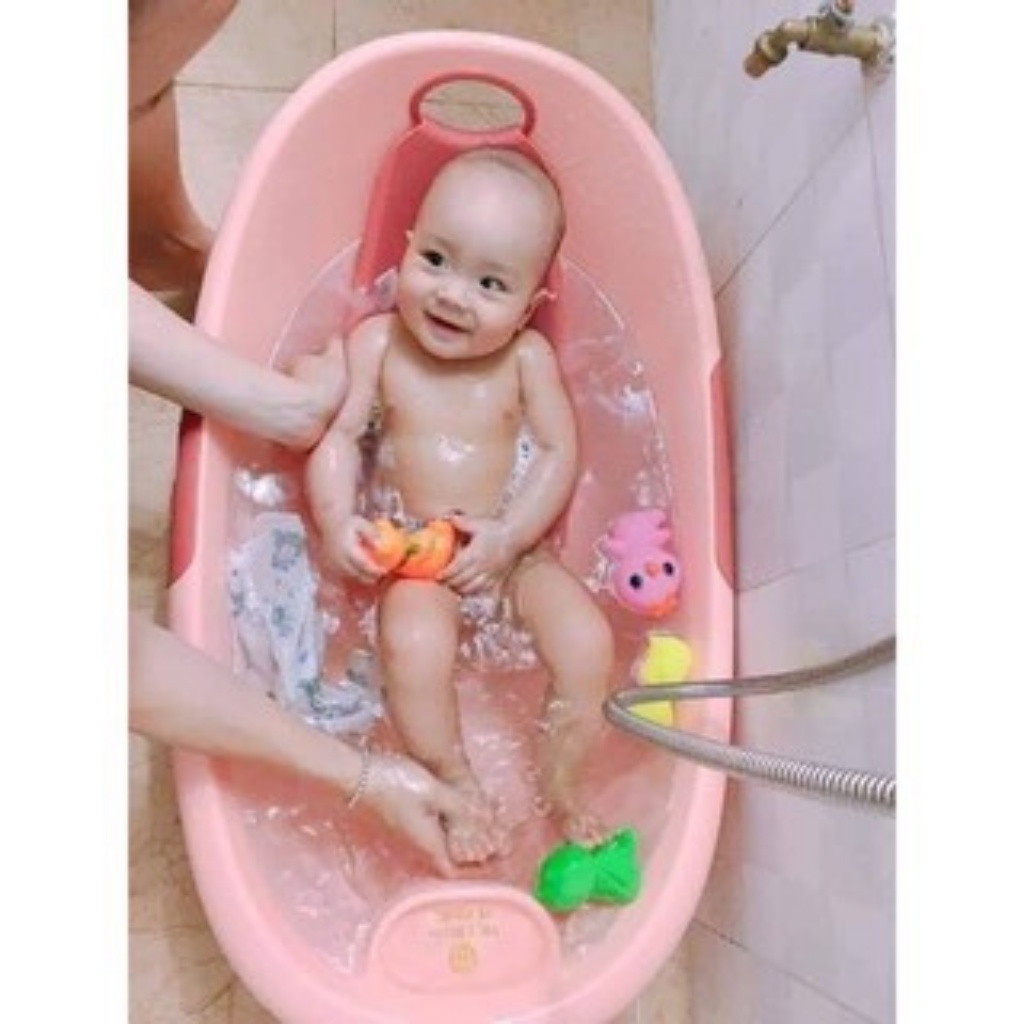 Chậu tắm cho bé, Chính Hãng VIỆT NHẬT model 2202 SIÊU BỀN CÓ MÀU NÂU/HỒNG/XANH