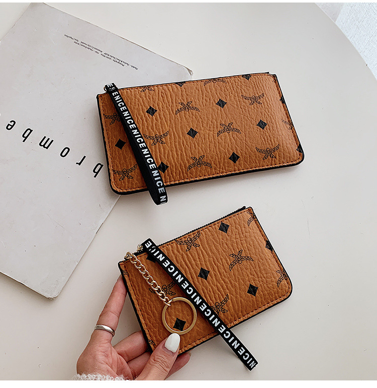 Ví Nữ mini Có Khóa Kéo Phong Cách retro 2021