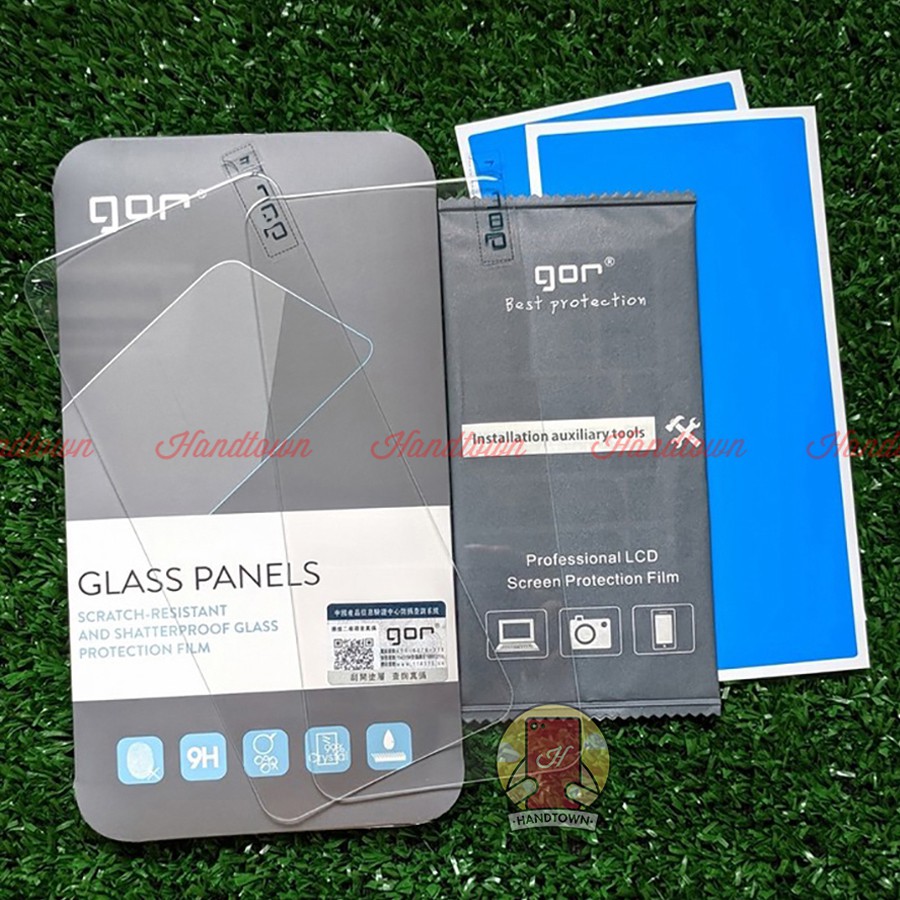 Bộ 2 Miếng Kính Cường Lực Trong Suốt Không Full Màn Xiaomi Redmi Note 9 / Redmi 10X / Redmi 10X 4G Chính Hãng Gor