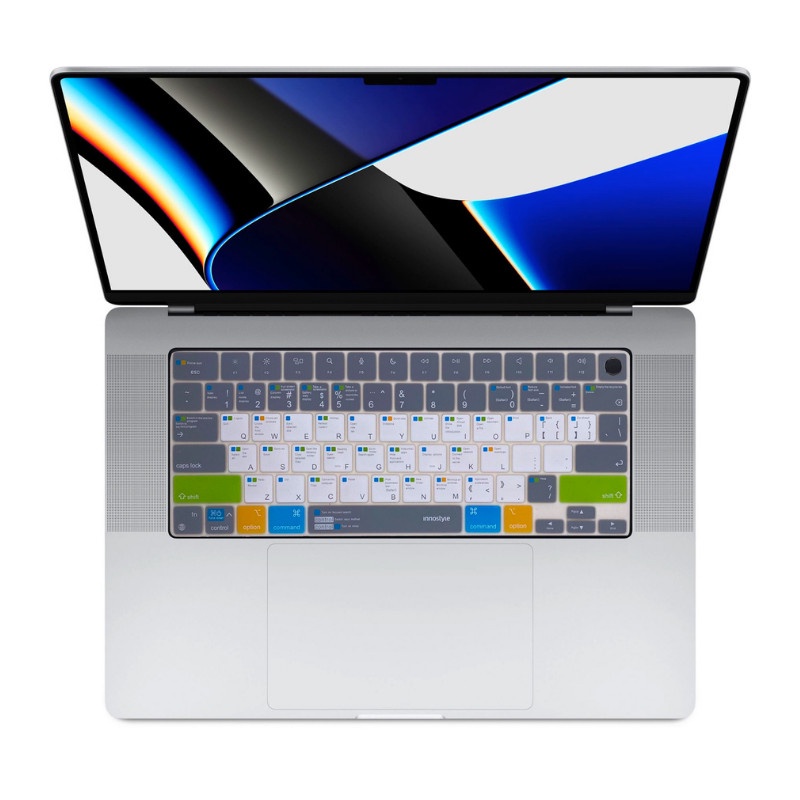 Lót Phím Macbook Bản Phím Tắt MacOS Innostyle Keyguard Navigator Chống Nước, Chống Bụi Bẩn, Giúp Làm Quen Với MacOS