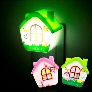 Đèn ngủ LED hình ngôi nhà thiết kế kiểu dáng đáng yêu có công tắc
