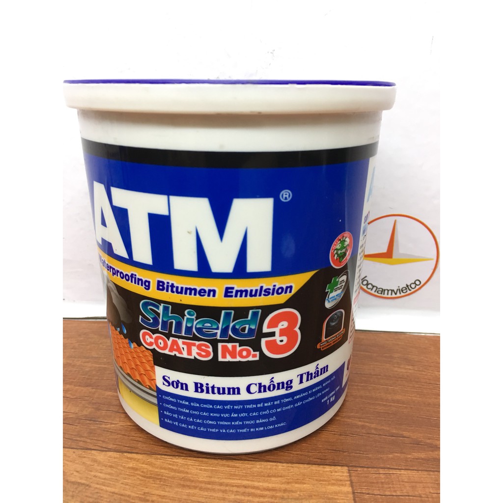 Sơn chống thấm Bitum ATM Shield Coat 1 KG