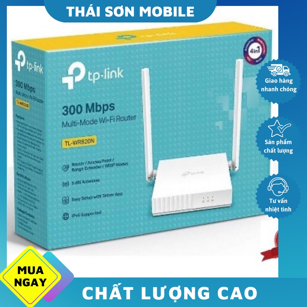 Bộ Phát Wifi Tplink 820n (Chính Hãng)